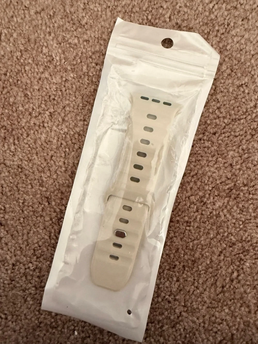 Amazon Silicone Watch Band in Cream